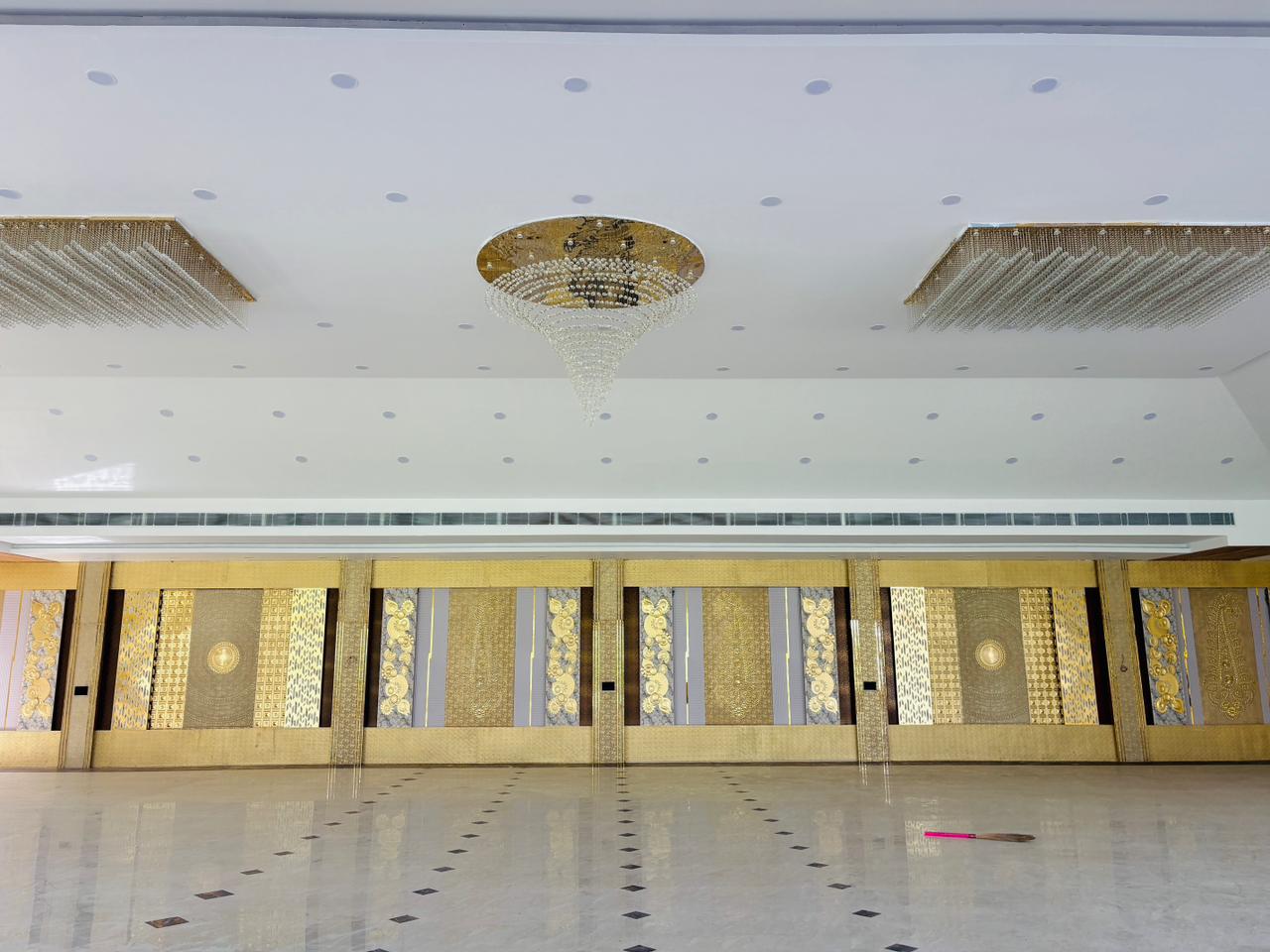Draped banquet hall